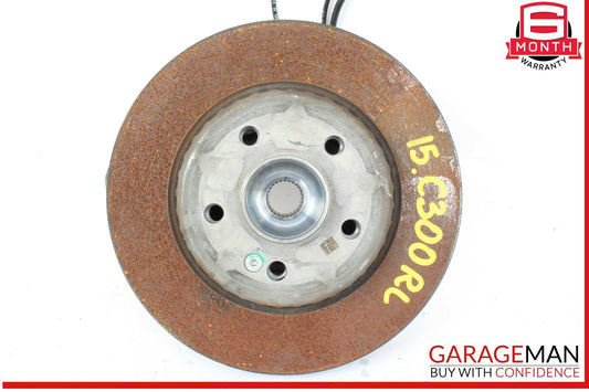 15-20 Mercedes W205 C300 Rear Left Side Wheel Spindle Knuckle w/ Rotor Disc OEM