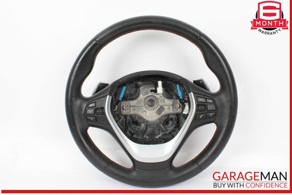 14-16 BMW 428i 435i Front Left Driver Side Steering Wheel w/ Paddle Shifters OEM