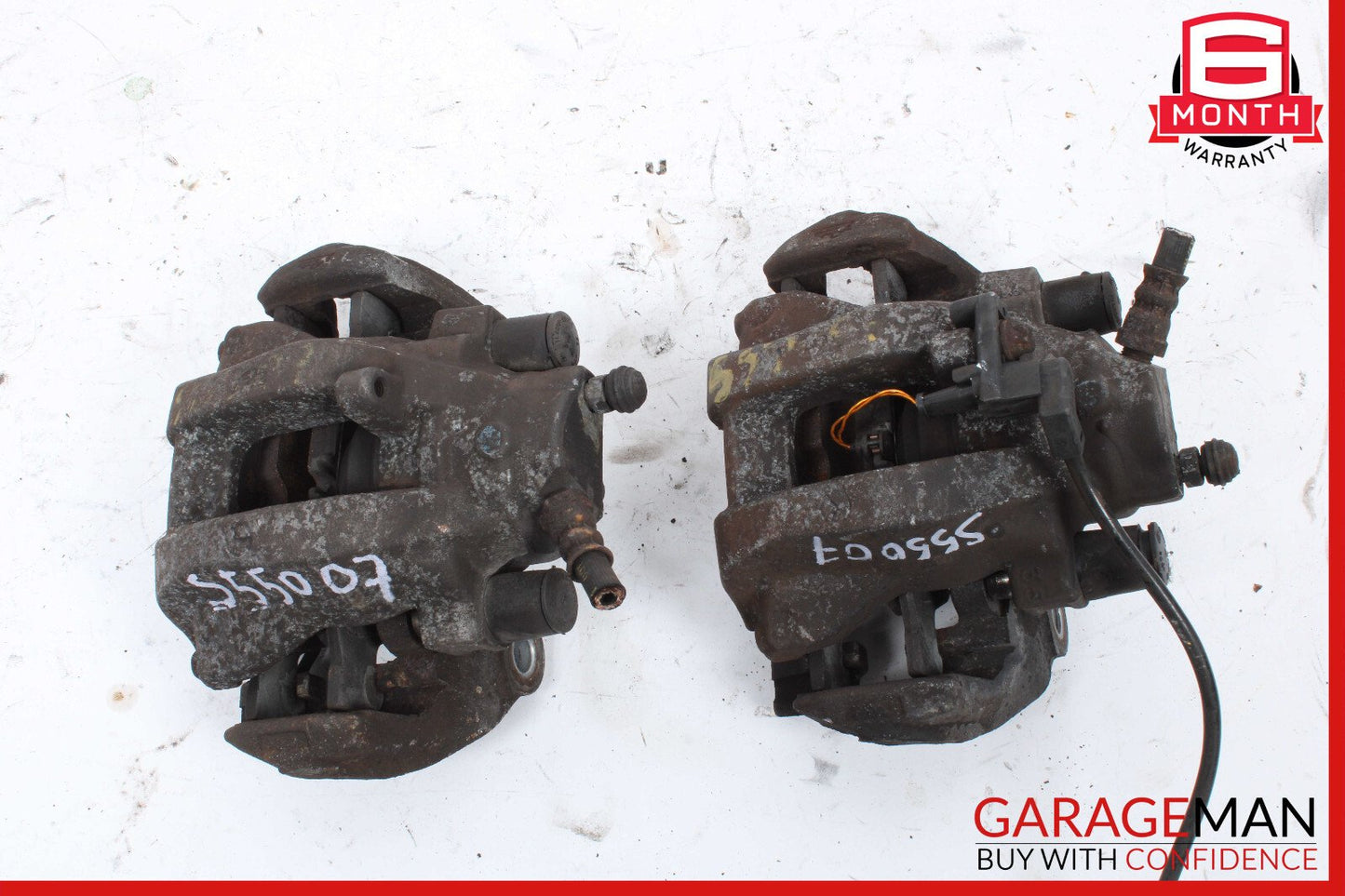 07-13 Mercedes W221 S550 CL550 Rear Left & Right Side Brake Calipers Set OEM