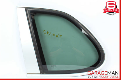 03-06 Porsche Cayenne 955 Rear Left Driver Side Quarter Window Glass OEM