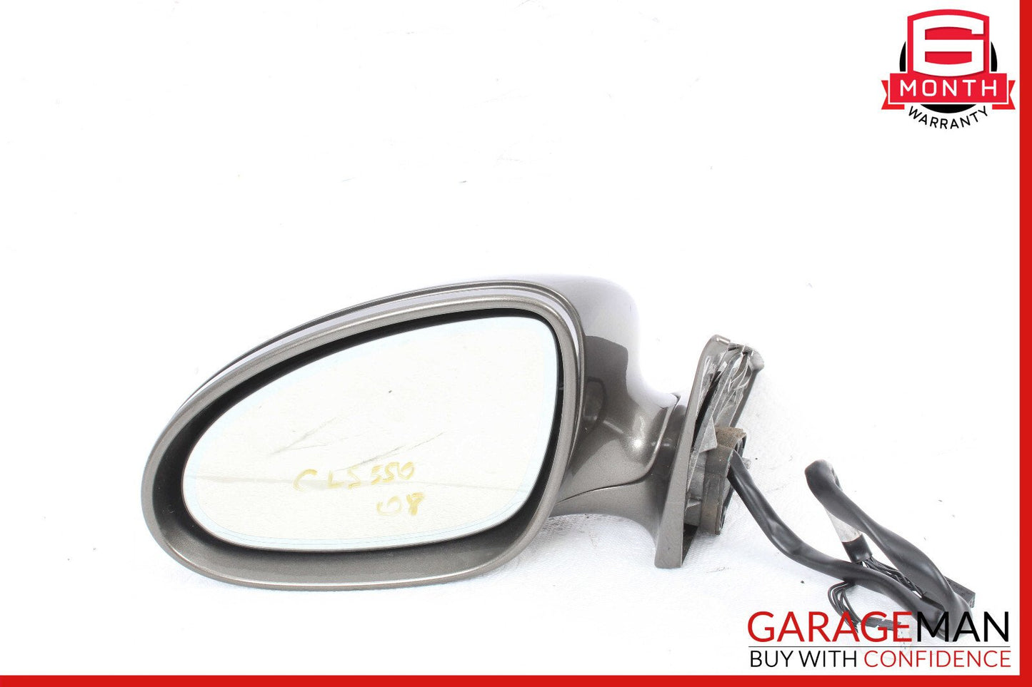 06-08 Mercedes W219 CLS500 CLS63 AMG Front Left Side Mirror Door Rear View