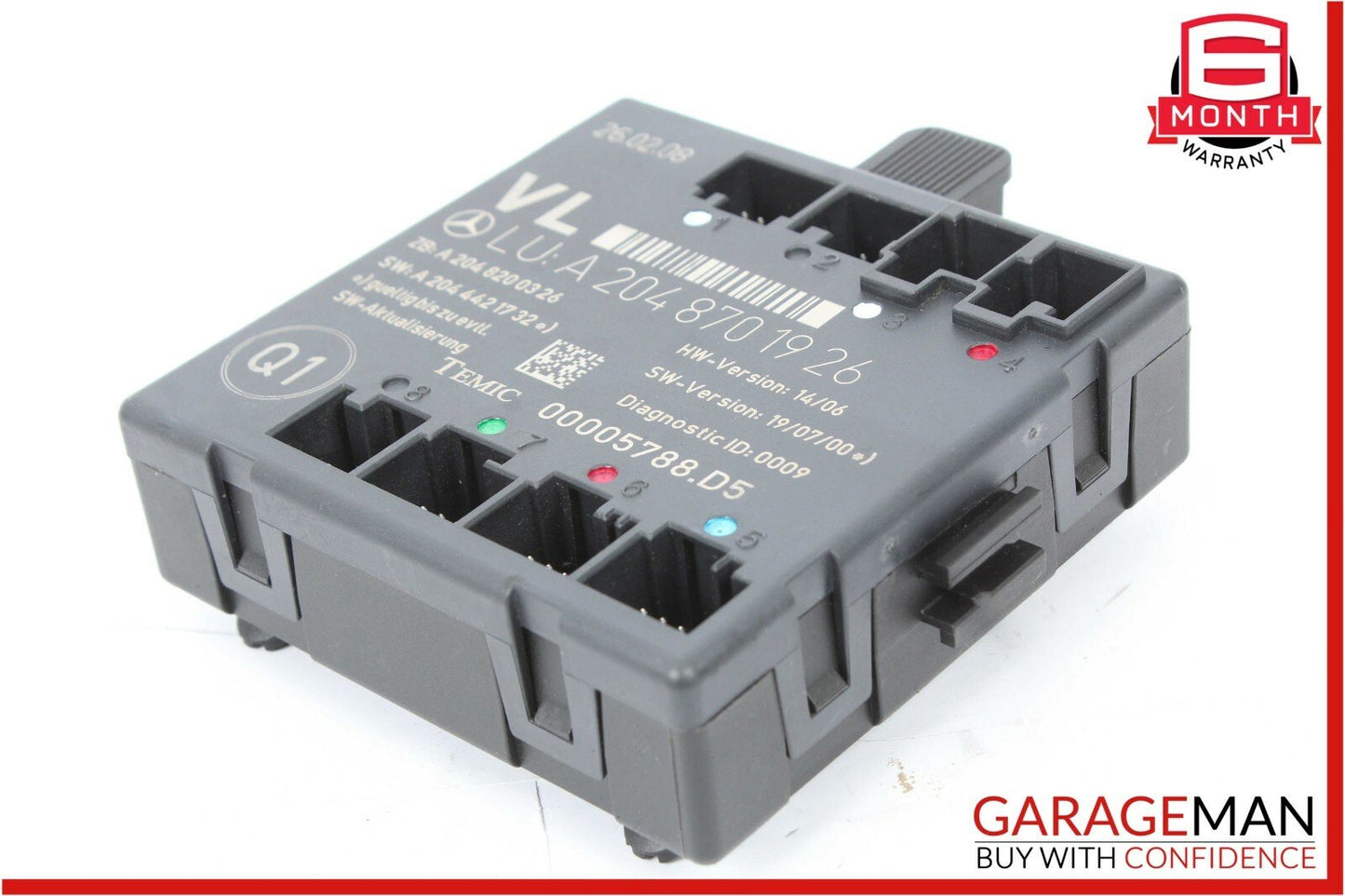 08-14 Mercedes W204 C250 C300 Front Left Side Door Control Module OEM