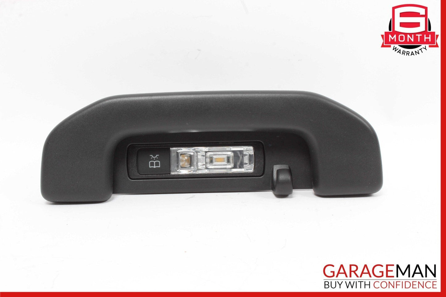 15-20 Mercedes W205 C300 Rear Left Side Roof Grab Handle w/ Lamp Black