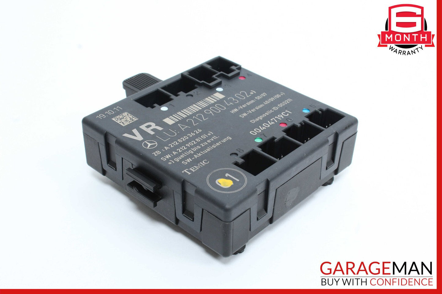 08-18 Mercedes W204 C300 E550 E400 Front Right Side Door Control Module OEM
