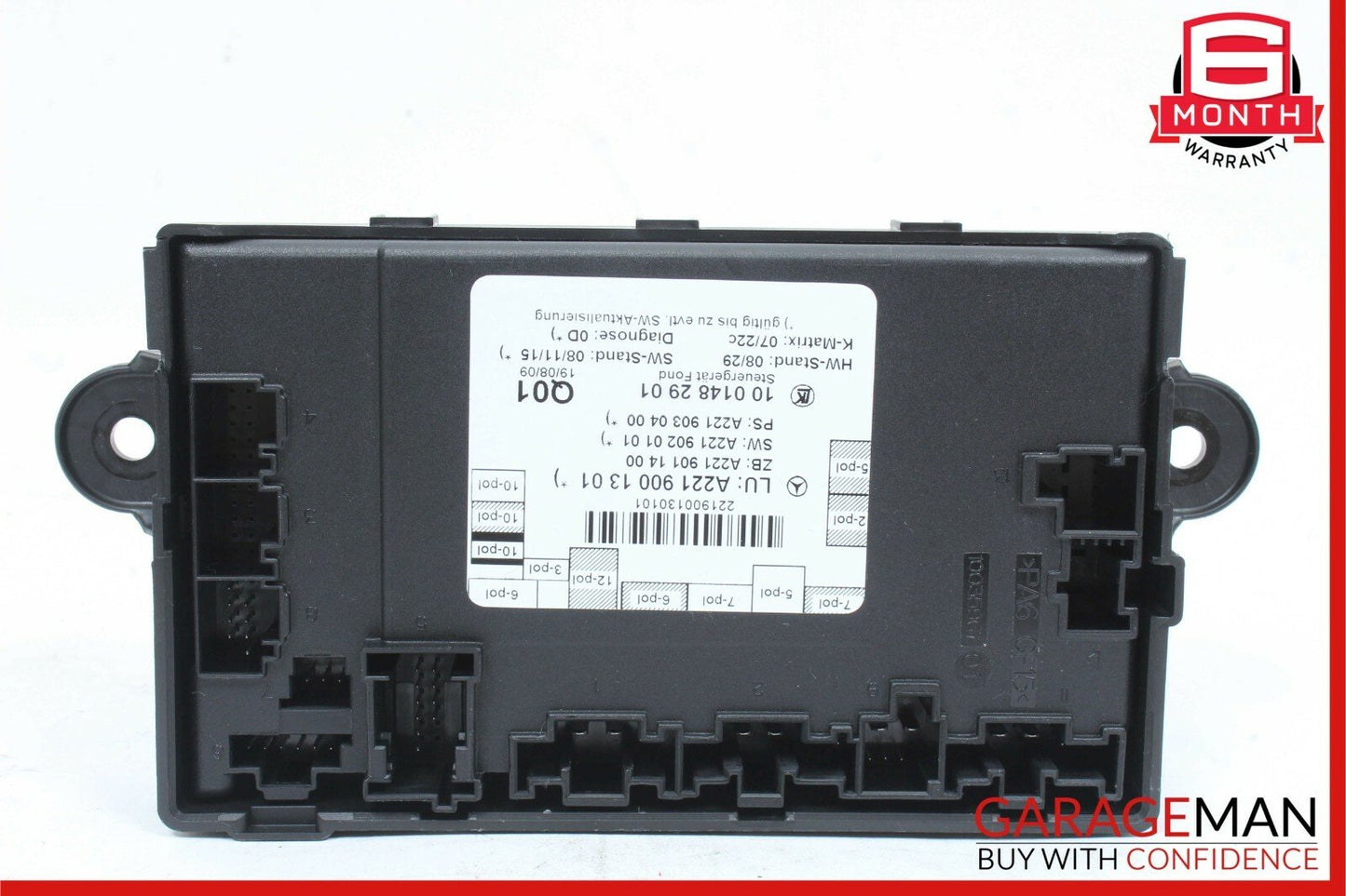07-13 Mercedes W221 S400 S550 S65 AMG Rear Door Control Module 2218704995 OEM