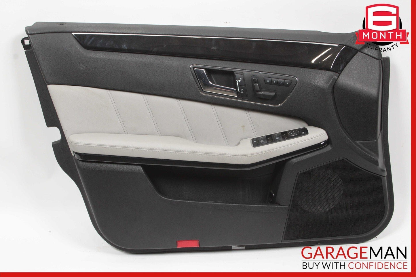10-13 Mercedes W212 E500 E350 Front Left Interior Door Panel Cover Assembly Grey
