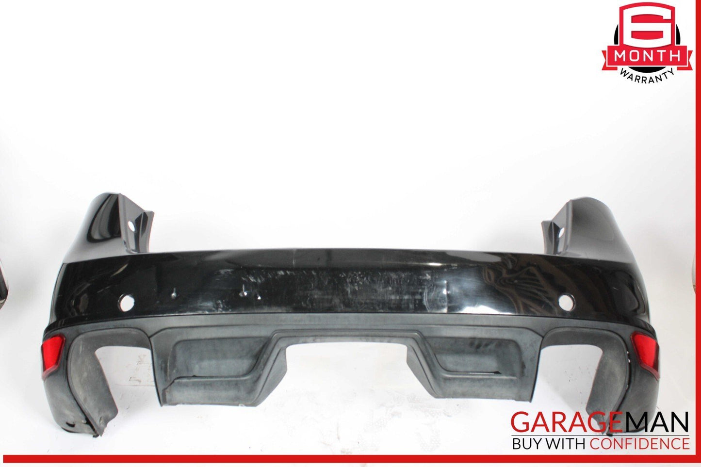 11-14 Porsche Cayenne 958 Rear Bumper Cover Panel Assembly Black OEM