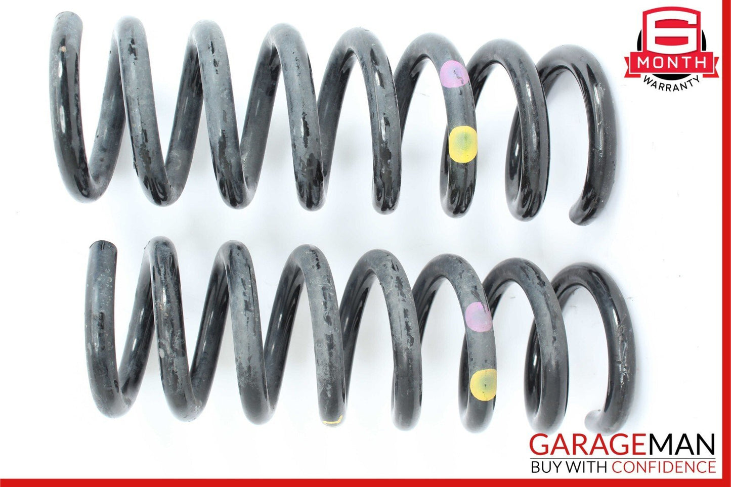 08-14 Mercedes W204 C300 Rear Left & Right Shock Absorber Coil Spring Set OEM