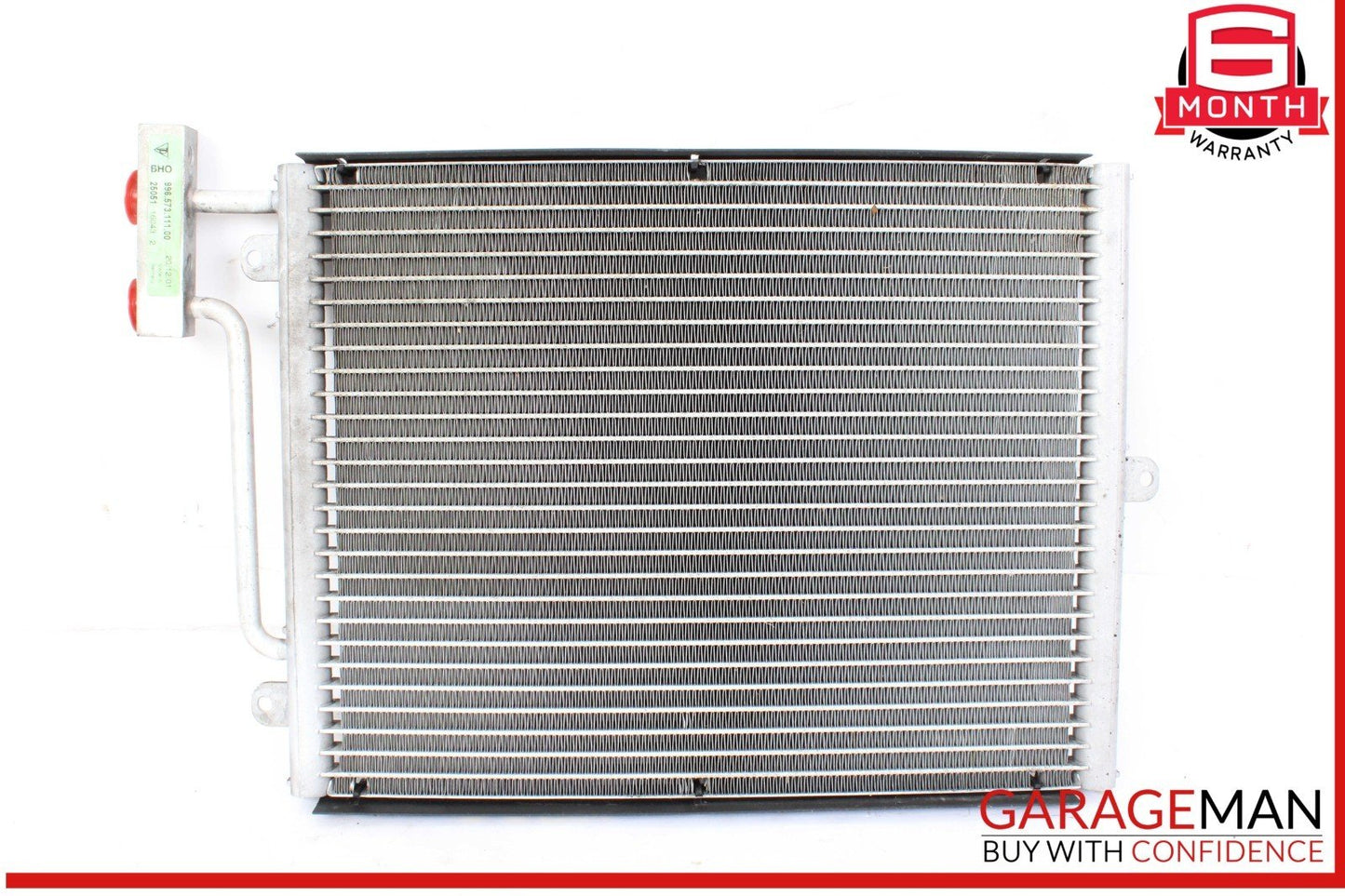 97-04 Porsche Boxster S 986 Left Side Engine Motor Radiator AC A/C Air Condenser