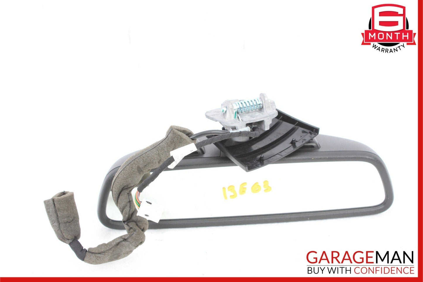 10-16 Mercedes W212 E63 AMG E350 E400 C300 Interior Rear View Mirror Black OEM