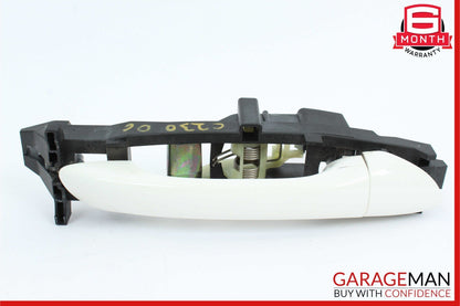 05-07 Mercedes W203 C230 C280 Rear Right Exterior Door Handle White