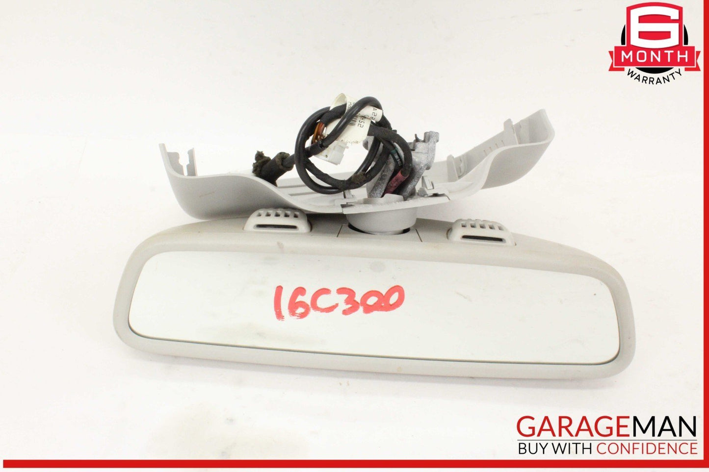 14-19 Mercedes W205 C300 Front Upper Windshield Interior Rear View Mirror OEM