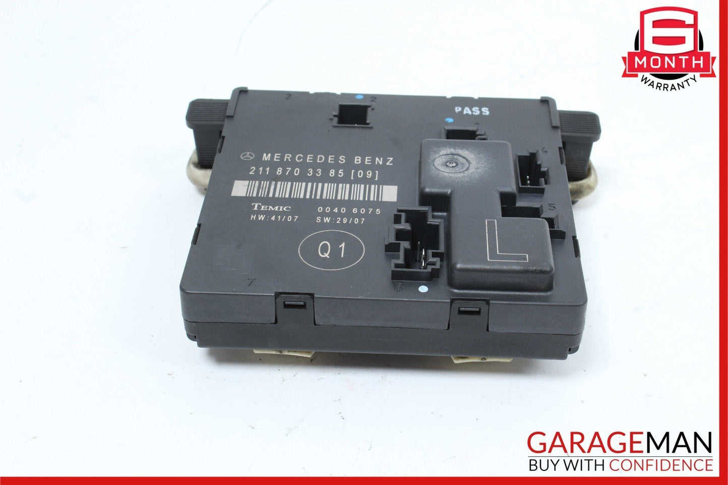 07-09 Mercedes W211 E320 E350 E550 E63 AMG Rear Left Door Control Module Unit
