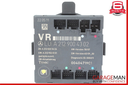 08-18 Mercedes CLS550 C300 E400 E350 Front Right Side Door Control Module Unit