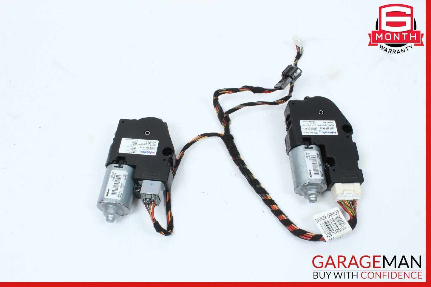 10-17 Mercedes C250 E350 Sunroof Sliding Roof & Sun Shade Roller Blind Motor Set
