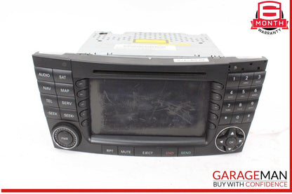 03-08 Mercedes W211 E550 Command Head Unit Navigation Radio CD 2118203497 OEM
