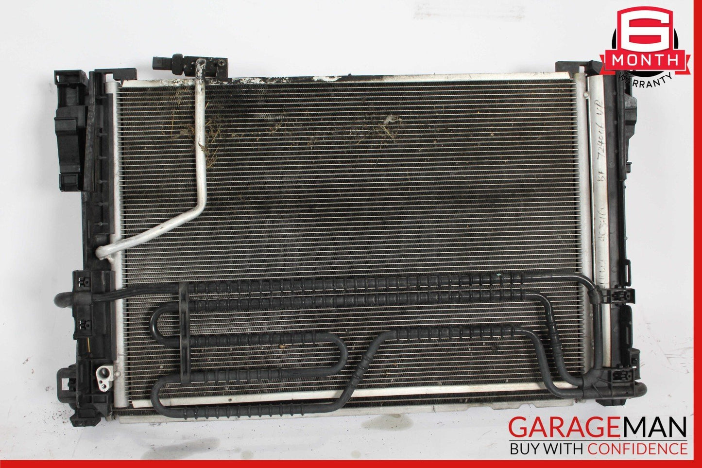 08-15 Mercedes C250 SLK250 Engine Radiator AC A/C Air Condenser Oil Cooler Assy