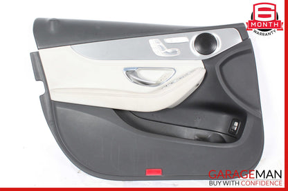 15-18 Mercedes W205 C300 C350e Front Left Side Interior Door Panel OEM