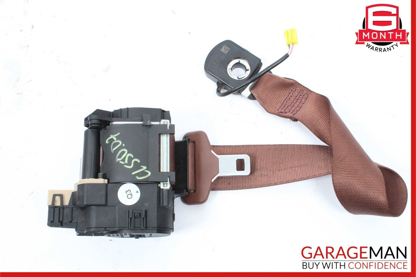 07-10 Mercedes W216 CL550 Front Right Side Seatbelt Seat Belt Retractor Red