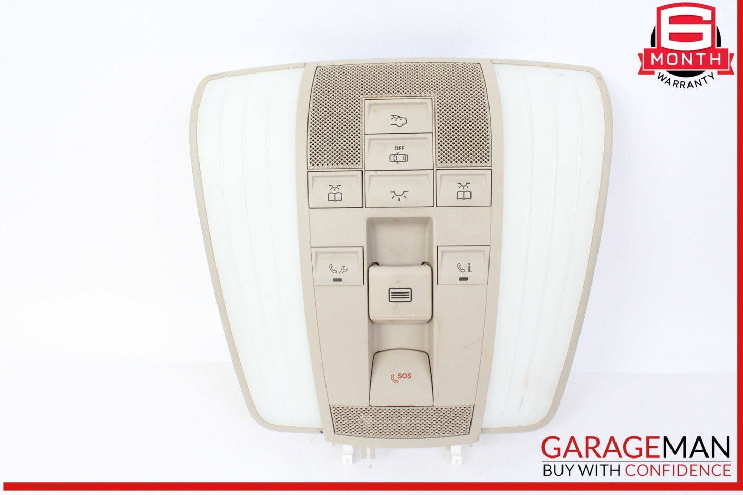 10-18 Mercedes W212 E350 Overhead Dome Light Lamp Beige 2129007116 OEM
