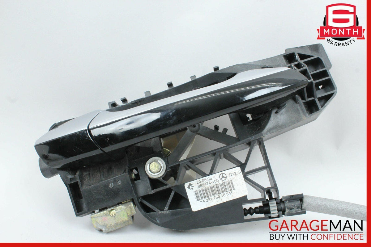 07-13 Mercedes W221 S550 S600 Rear Right Passenger Exterior Door Handle Black