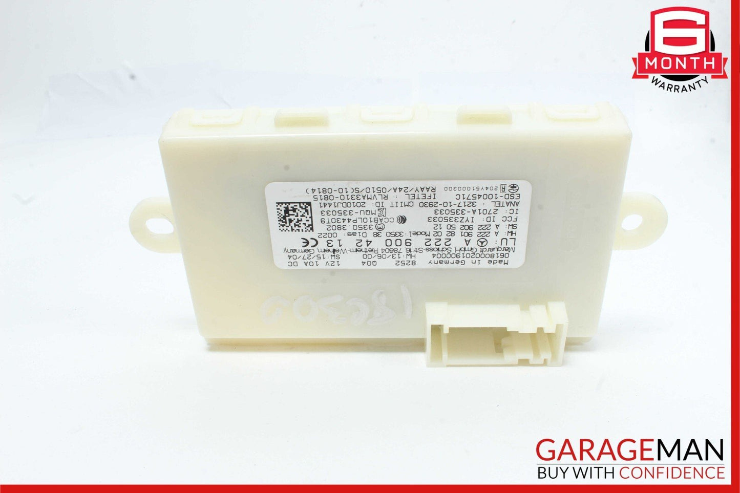 14-19 Mercedes W205 C300 GLC350 S550 Keyless Go Entry Control Module OEM