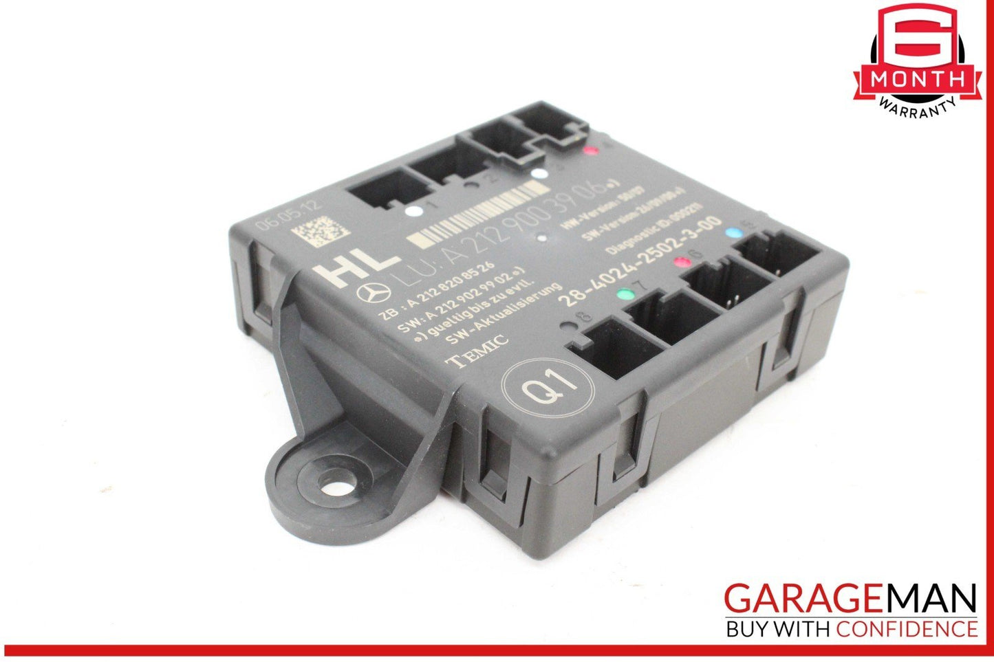 08-14 Mercedes W212 E350 Rear Left Driver Side Door Control Module Unit OEM