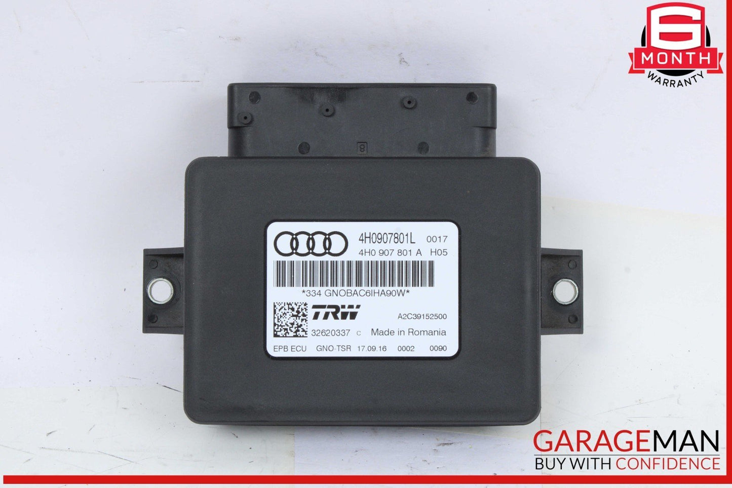 11-18 Audi A6 A7 A8 Quattro Electric Parking Brake Control Module 4H0907801E OEM