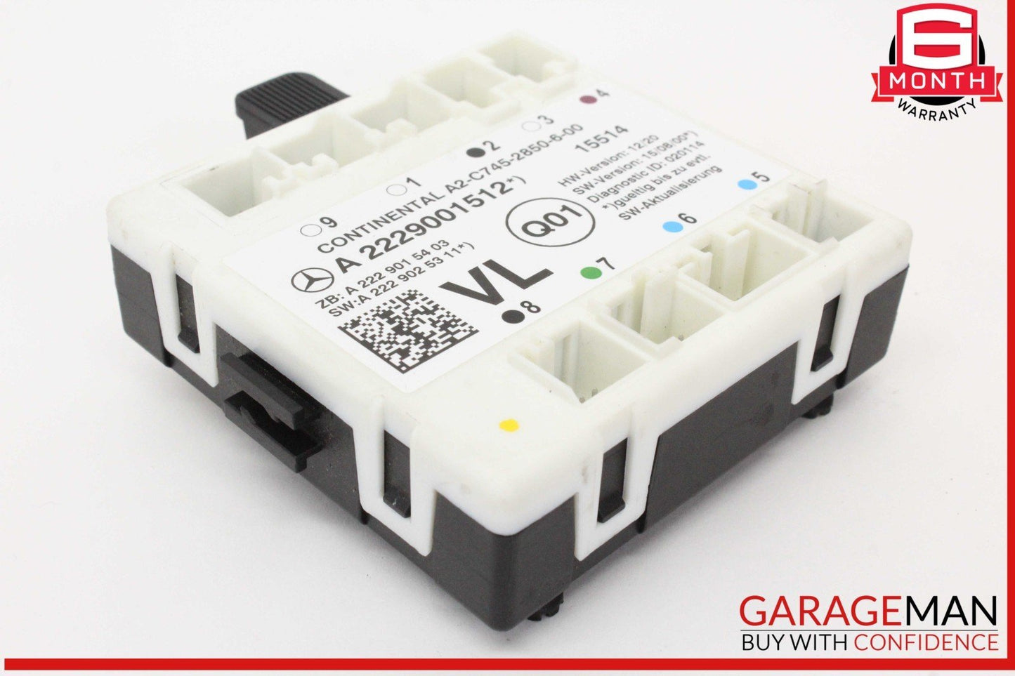 15-20 Mercedes W205 C300 Front Left Driver Side Door Control Module Unit OEM