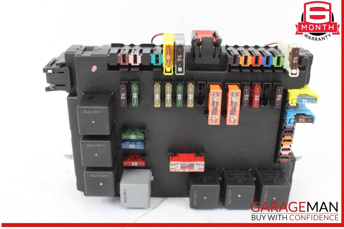 07-09 Mercedes W221 S550 S63 AMG CL550 Rear Trunk Fuse Relay Junction Box OEM