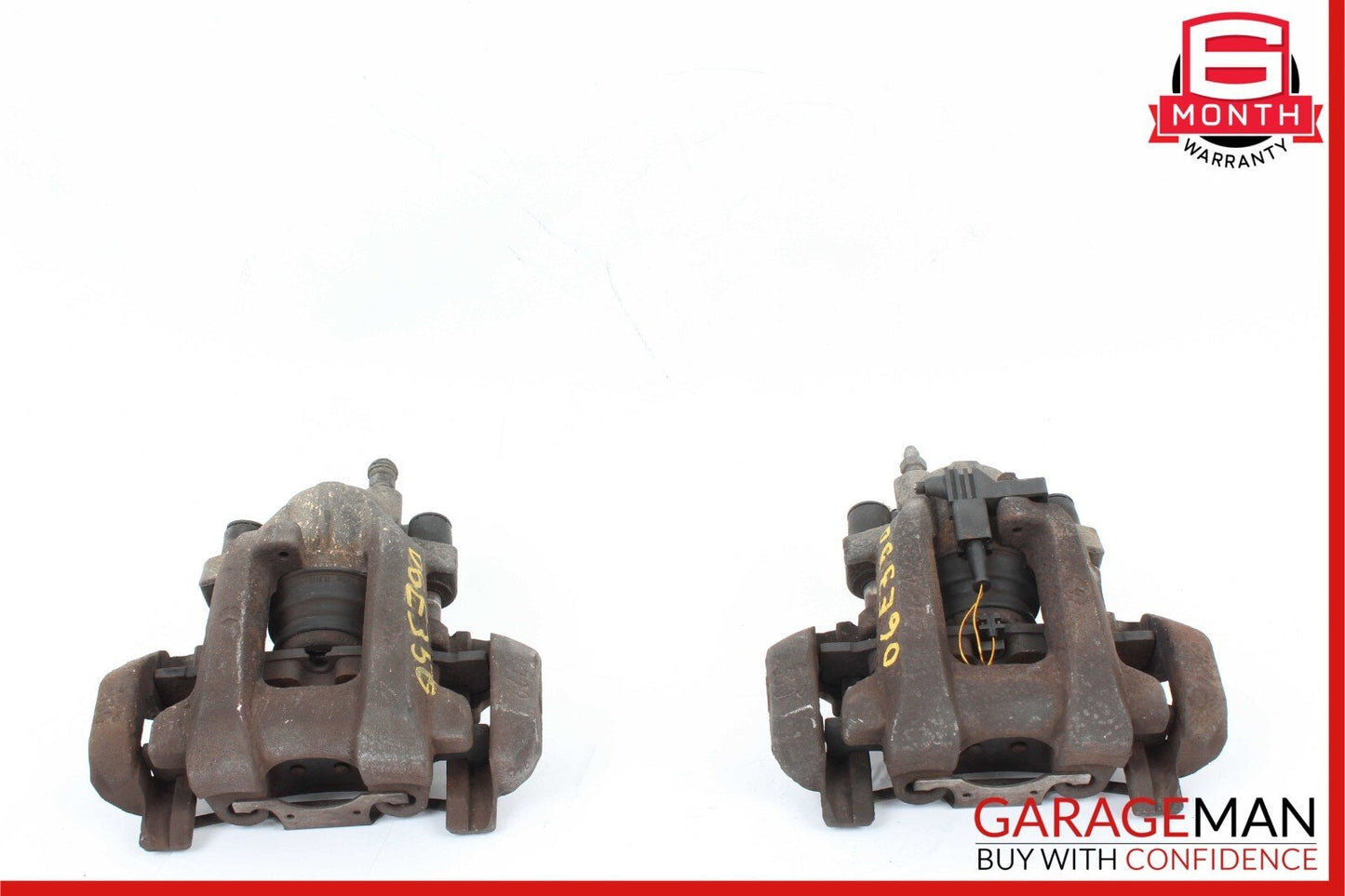 07-11 Mercedes W211 E350 E550 Rear Left & Right Brake Caliper Calipers Set OEM