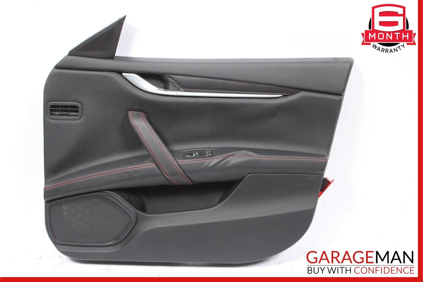 14-17 Maserati Ghibli Front Right Side Interior Door Panel Assembly Black