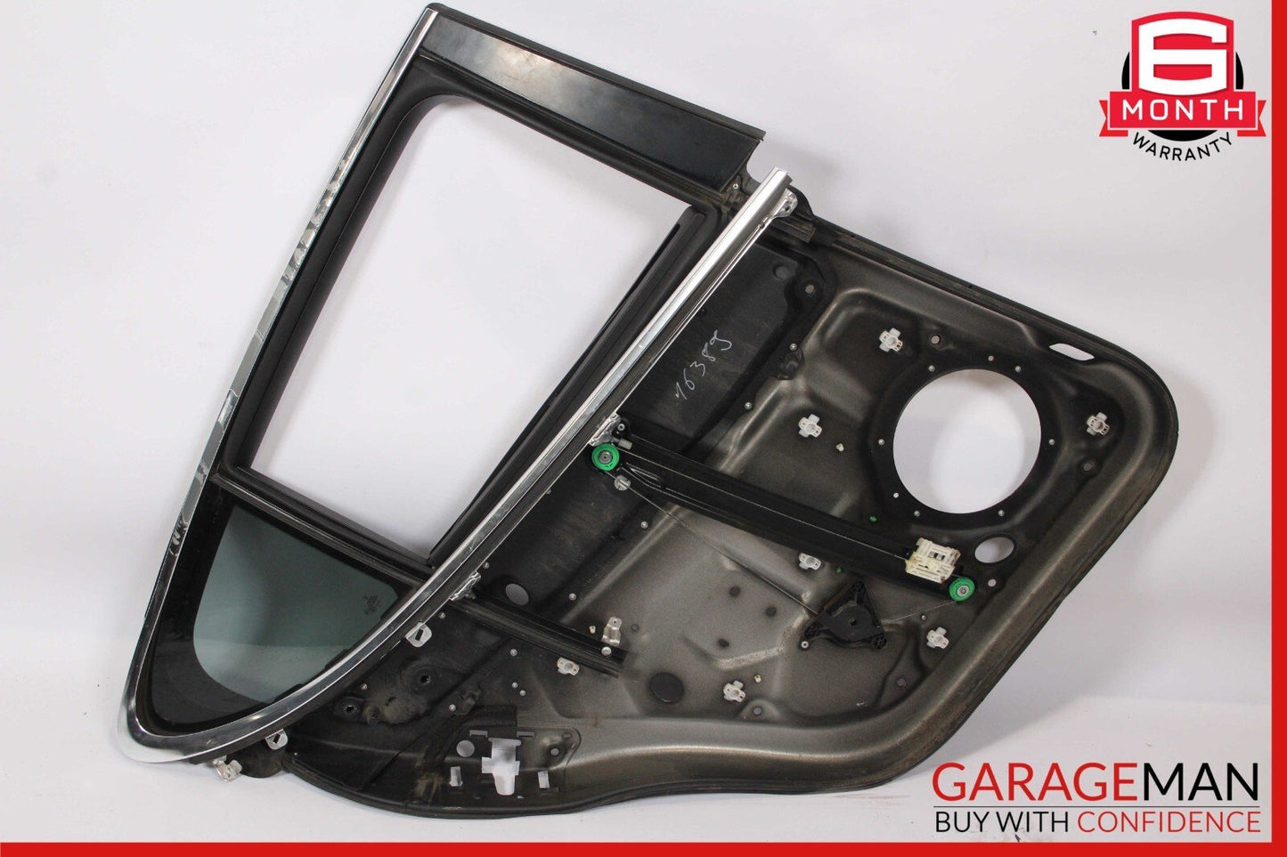 10-16 Porsche Panamera 970 Rear Right Side Door Window Regulator Carrier Assy