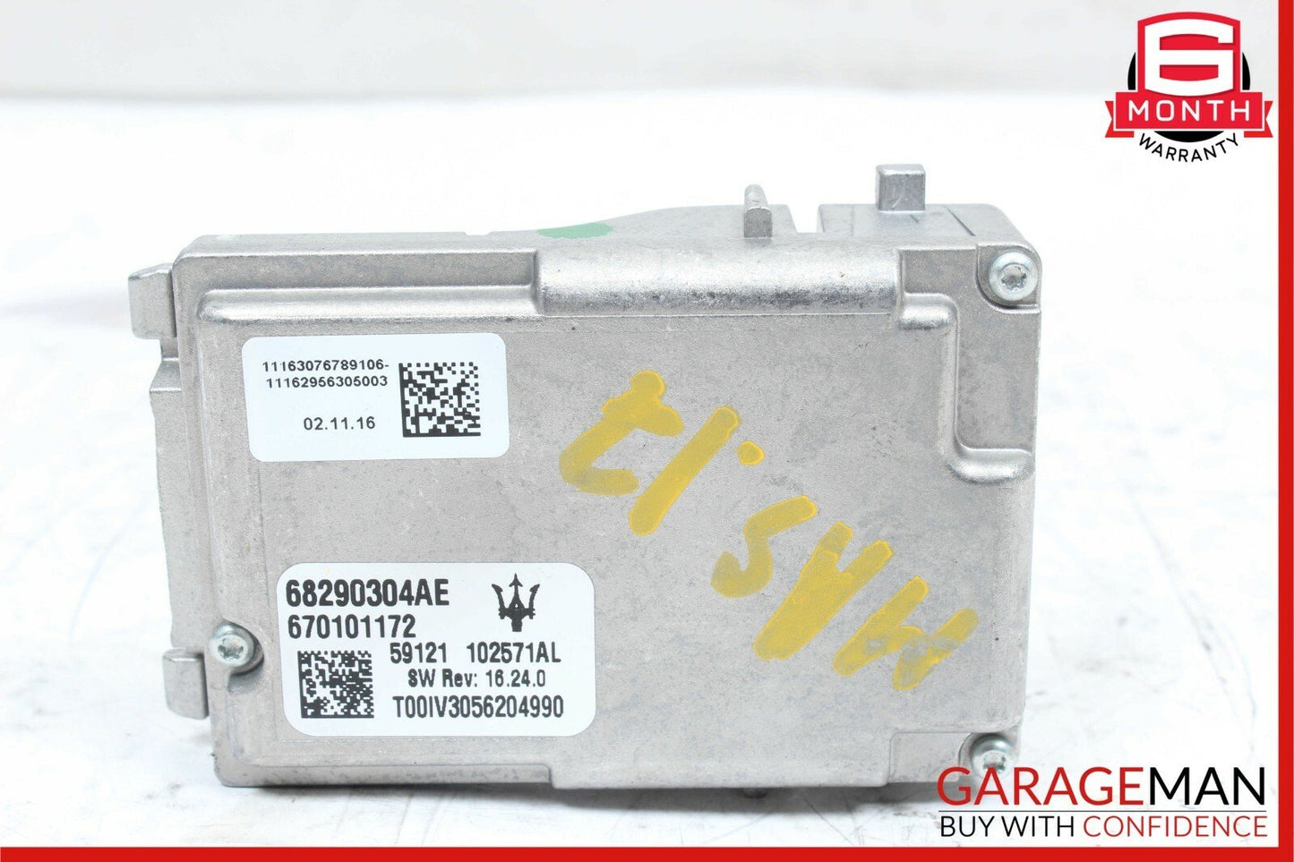 14-17 Maserati Ghibli Lane Assist Camera Adaptive Cruise Module Unit 670101172