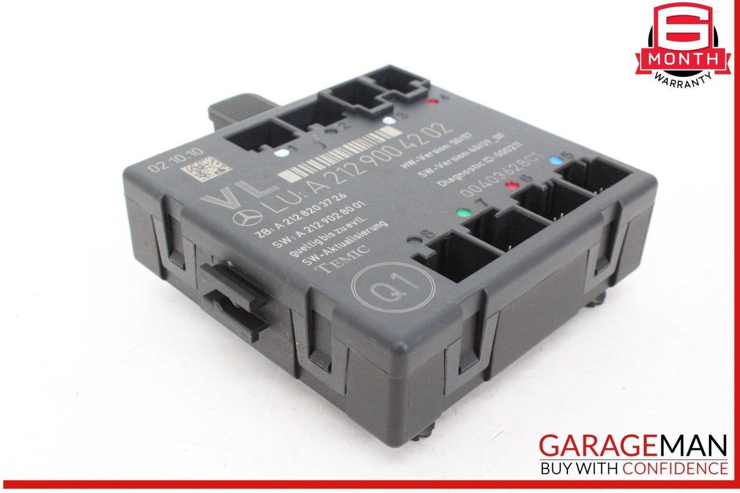 08-18 Mercedes W204 C300 Front Left Driver Side Door Control Module Unit OEM