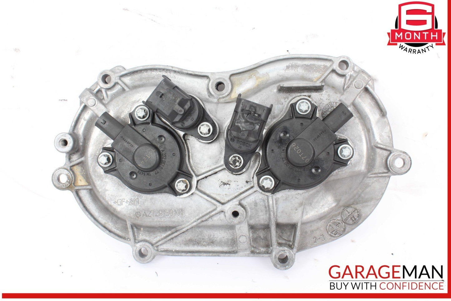 05-13 Mercedes W221 S550 ML350 Front Right Engine Timing Chain Cover Plate OEM