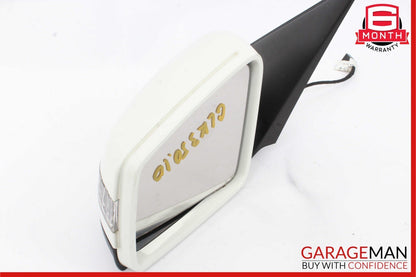 10-12 Mercedes X204 GLK350 Left Driver Side Rear View Door Mirror White OEM
