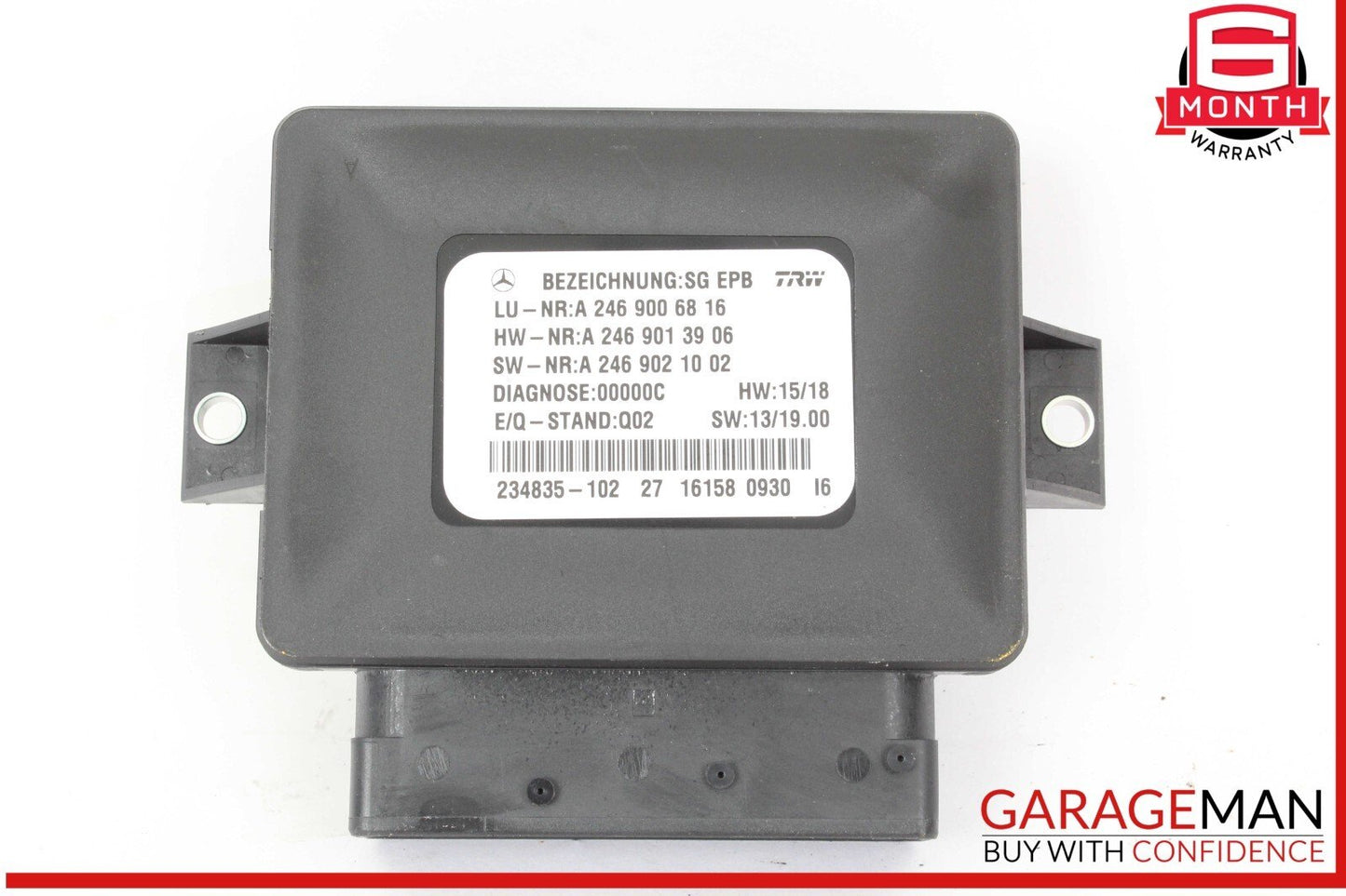 12-20 Mercedes X156 GLA250 Hand Parking Brake Control Module Unit OEM