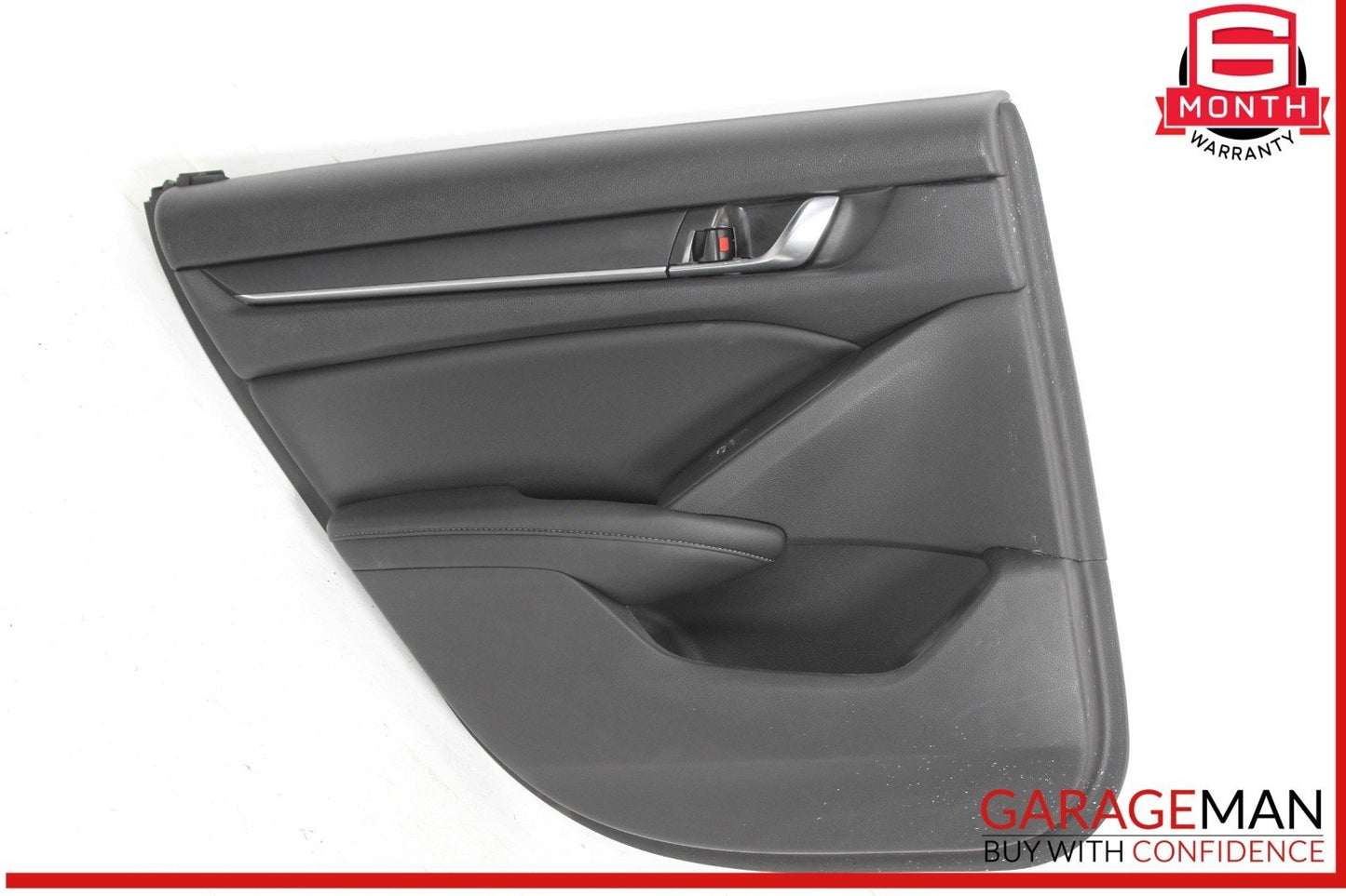 18-22 Honda Accord Rear Left Driver Side Interior Door Panel Black OEM