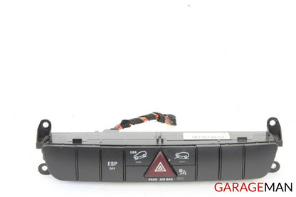 06-11 Mercedes W164 ML350 Center Dash ESP DSR Hazard Light Switch Module OEM