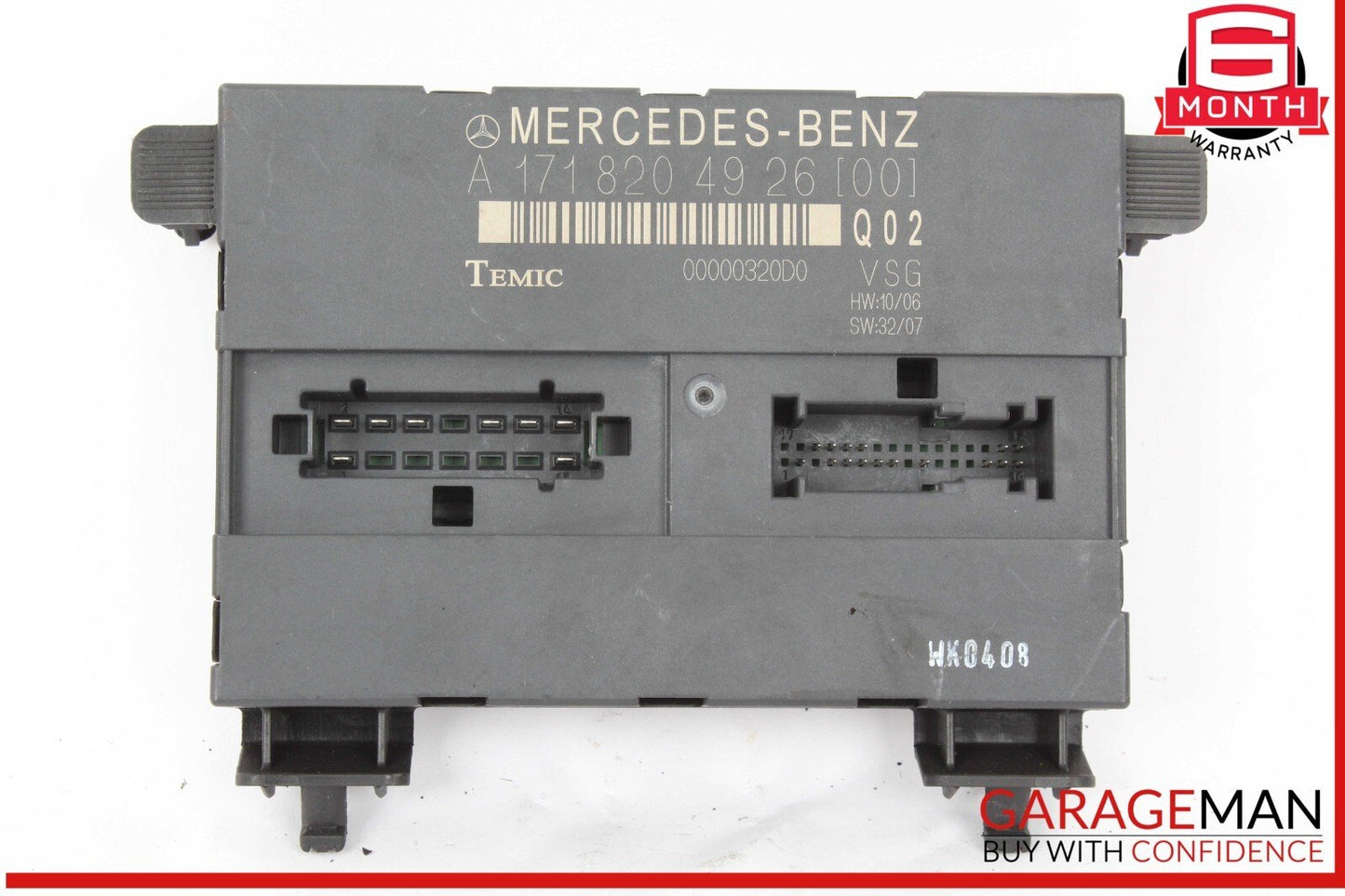 09-11 Mercedes R171 SLK300 Roof Convertible Top Control Module OEM