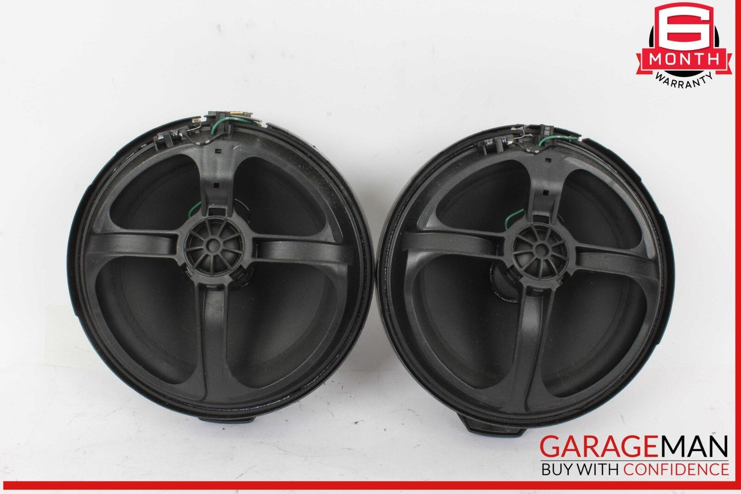 08-18 Mercedes W204 C250 C300 Rear Door Audio Speaker Logic 7 Set of 2 OEM