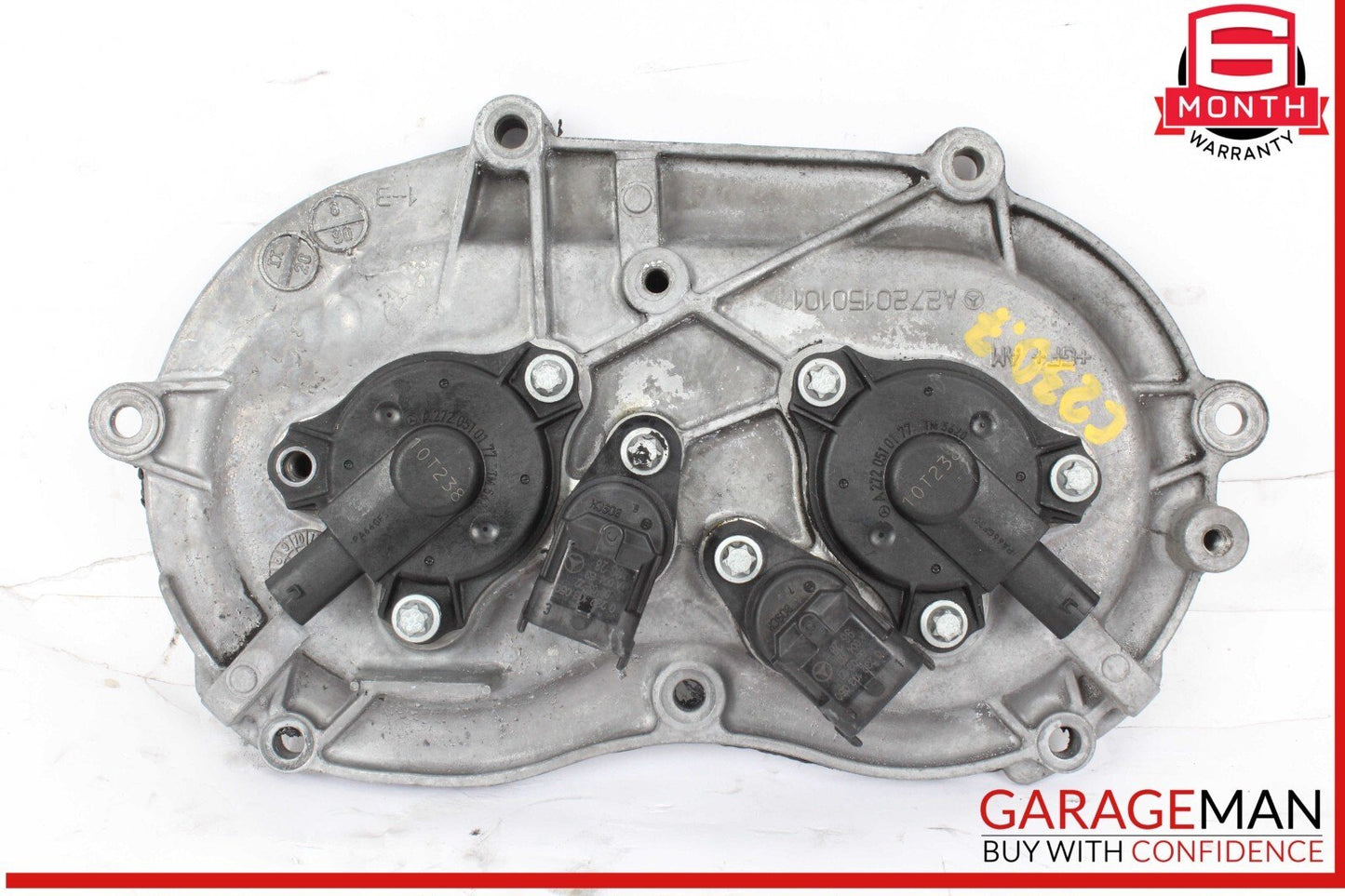 06-10 Mercedes W203 C230 R350 E350 Front Right Engine Timing Chain Cover Plate