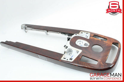 07-09 Mercedes W221 S450 S550 Center Console Armrest Trim Bezel Panel Wood OEM