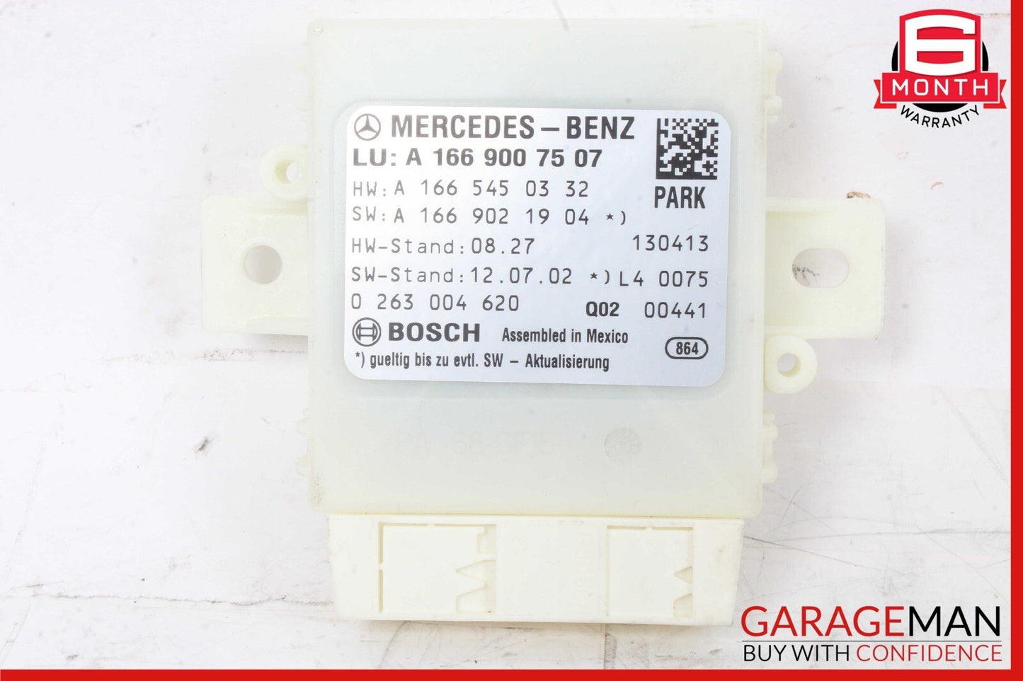 13-16 Mercedes X166 GL450 ML550 Park Assist Parktronic Sensor Module Control OEM
