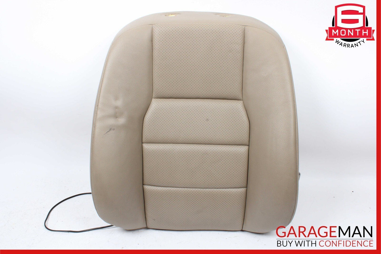 08-14 Mercedes W204 C250 C300 Front Left Side Top Upper Seat Cushion Beige OEM