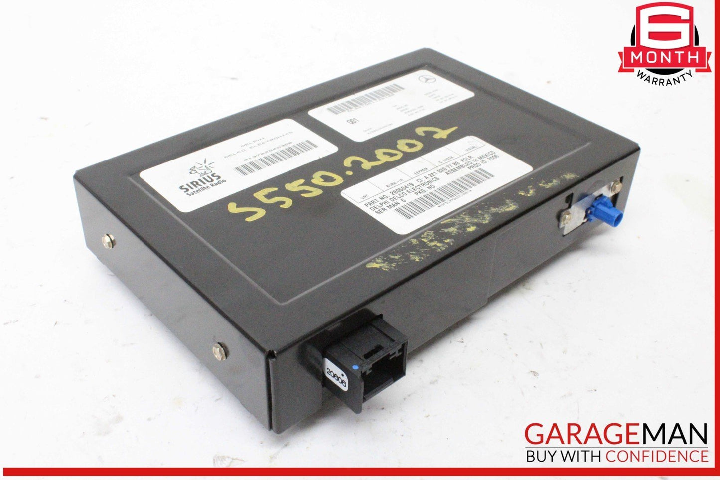 07-14 Mercedes W221 S550 SLK350 Sirius Satellite Radio Module Receiver OEM