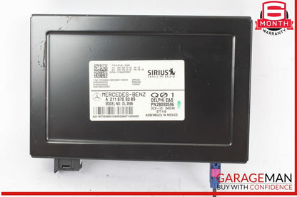 03-09 Mercedes W211 E350 GL450 Sirius Satellite Radio Receiver 2118703389 OEM
