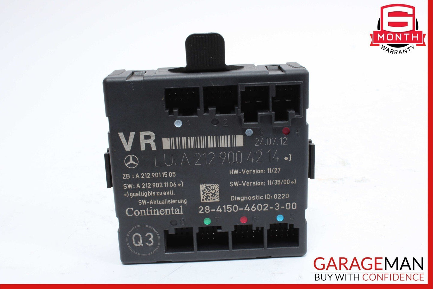 08-18 Mercedes C250 SLK250 CLS400 E350 Front Right Door Control Module Unit
