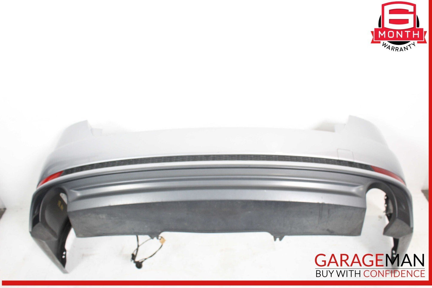 17-19 Audi A4 Rear Bumper Cover Assembly Gray OEM